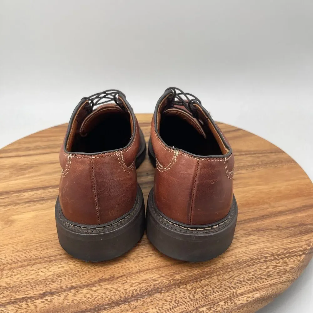 Allen Edmonds Wilbert Oxfords Mens Size 9 D Brown Split Toe Oxford Dress Shoes